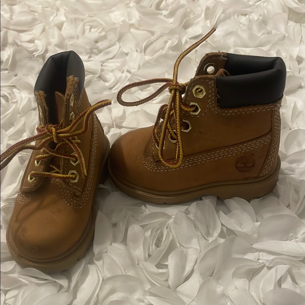 Timberland Kids Tan Boots